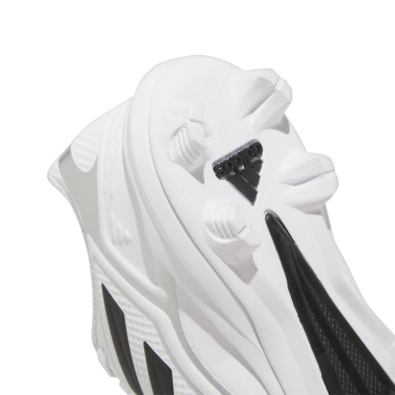 Boys'/Girls' Adidas Youth PureHustle 3 Moulded Cleats - WHITE/BLACK