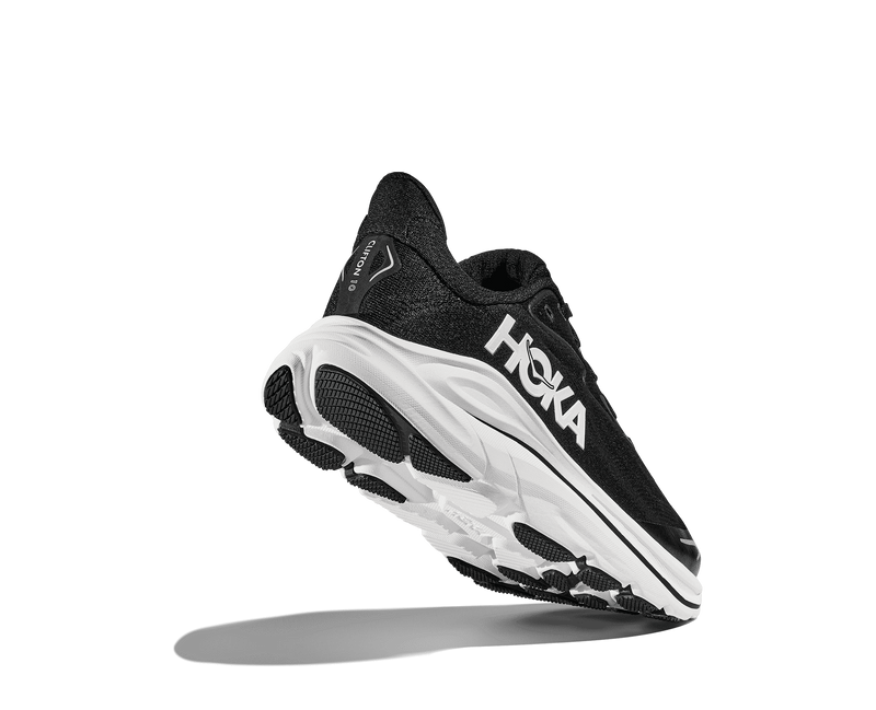 Boys'/Girls' HOKA Clifton 10 - BWHT BLK