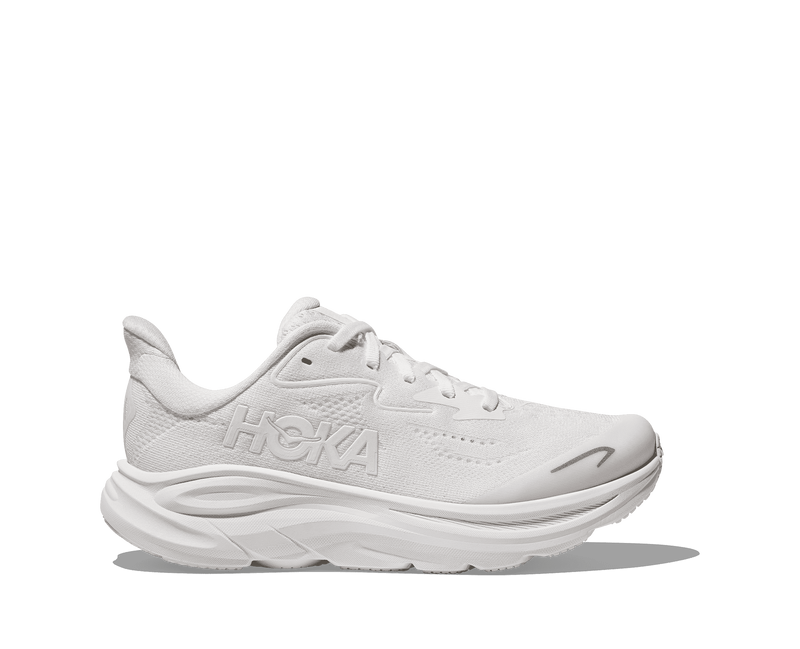 Boys'/Girls' HOKA Clifton 10 - WWH WHT