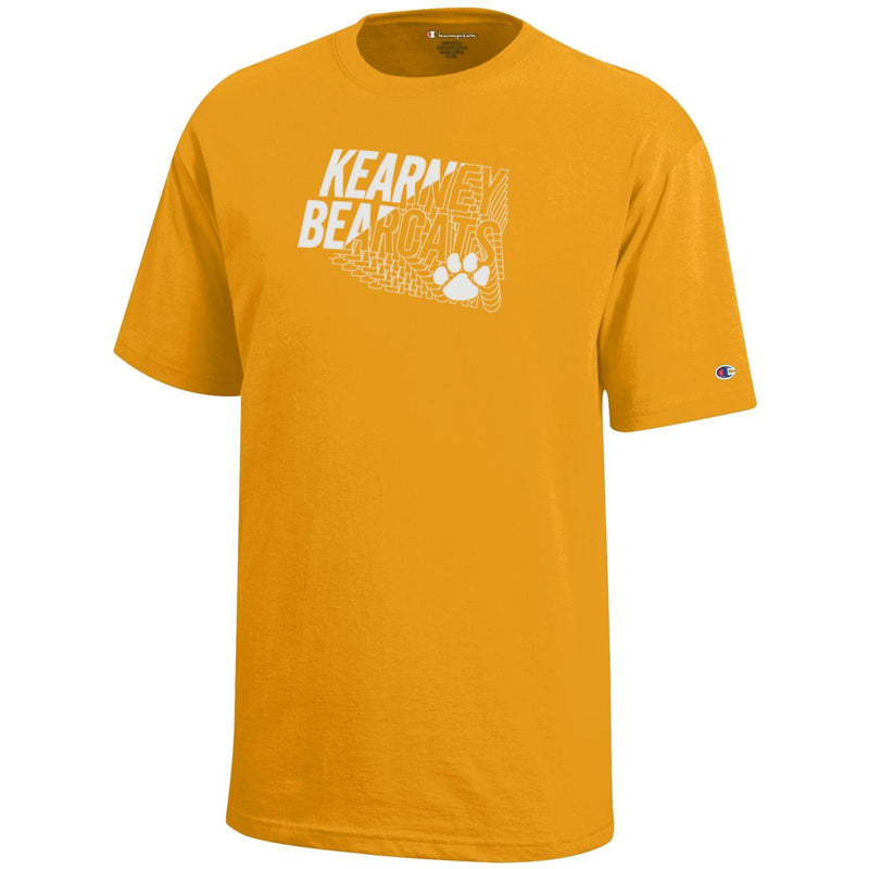 Boys'/Girls' Kearney Bearcats Champion Youth Repeat Logo T-Shirt - 377 GOLD