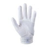 Boys'/Girls' Mizuno Youth Finch Softball Padded Batting Gloves - WHITE
