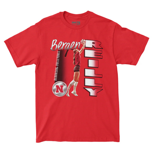 Boys'/Girls' Nebraska Huskers Youth Bergen Reilly Photograph T-Shirt - RED