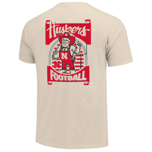 Boys'/Girls' Nebraska Huskers Youth Double Ribbon T-Shirt - NEUTRAL