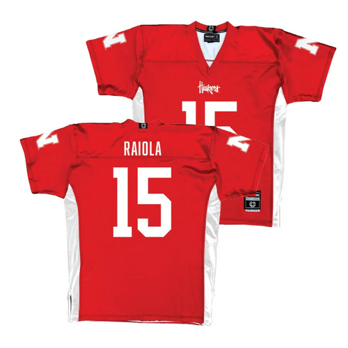 Boys'/Girls' Nebraska Huskers Youth Dylan Raiola NIL Jersey - RED