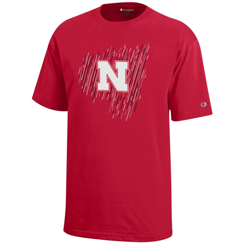 Boys'/Girls' Nebraska Huskers Youth Reign Down T-Shirt - 529 SCAR