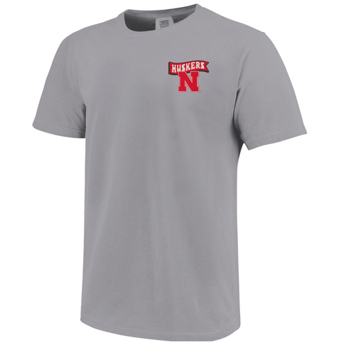 Boys'/Girls' Nebraska Huskers Youth Retro Corn T-Shirt - GREY