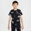 Boys'/Girls' Nike Youth All Over Print T-Shirt - 010 - BLACK