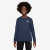 Boys'/Girls' Nike Youth Big Logo Longsleeve - 410 - NAVY