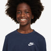 Boys'/Girls' Nike Youth Big Logo Longsleeve - 410 - NAVY
