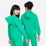 Boys'/Girls' Nike Youth Club Fleece Hoodie - 324 - STADIUM GREEN