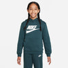Boys'/Girls' Nike Youth Club Fleece Hoodie - 328 - DEEP JUNGLE