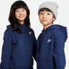 Boys'/Girls' Nike Youth Club Fleece Hoodie - 410 - NAVY