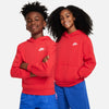 Boys'/Girls' Nike Youth Club Fleece Hoodie - 657 - RED