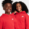 Boys'/Girls' Nike Youth Club Fleece Hoodie - 657 - RED