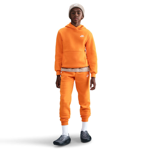 Boys'/Girls' Nike Youth Club Fleece Hoodie - 873 ORNG