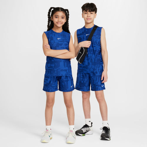 Boys'/Girls' Nike Youth Dri-Fit Bold Print Short - 480 ROYL