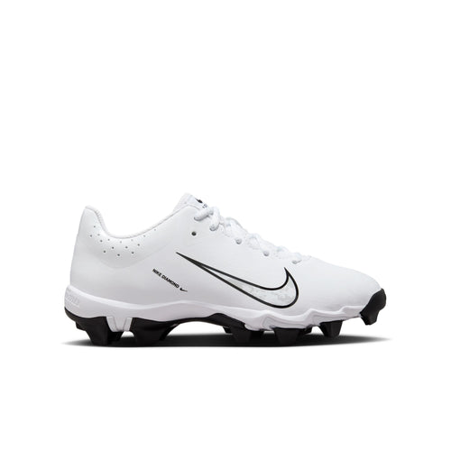 Boys'/Girls' Nike Youth Hyperdiamond 4 Keystone Softball Cleats - 100 - WHITE/BLACK