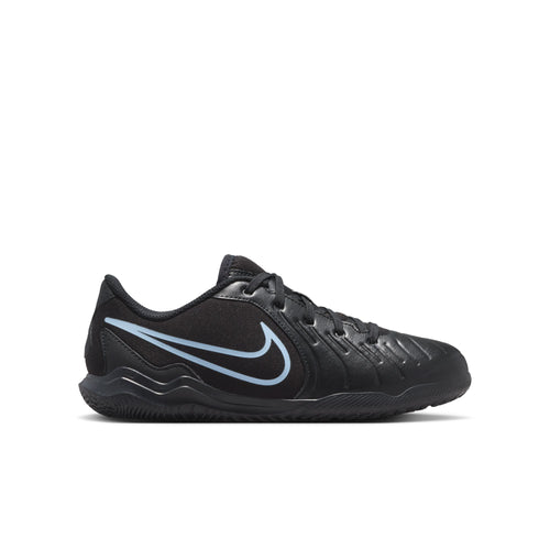 Boys'/Girls' Nike Youth Jr. Tiempo Legend 10 Indoor Soccer Shoes - 003 - BLACK