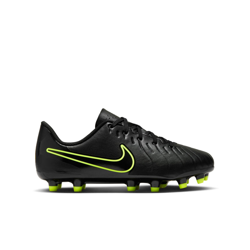 Boys'/ Girls' Nike Youth Tiempo Legend 10 Club Soccer Cleats - 001 - BLACK