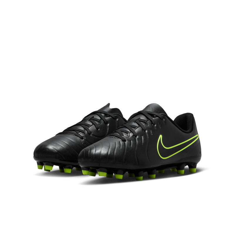 Boys'/ Girls' Nike Youth Tiempo Legend 10 Club Soccer Cleats - 001 - BLACK