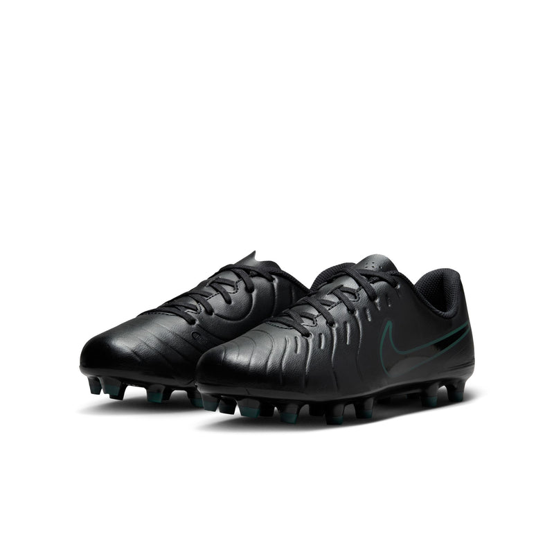 Boys'/ Girls' Nike Youth Tiempo Legend 10 Club Soccer Cleats - 002 - BLACK