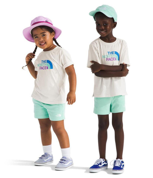 Boys'/Girls' The North Face Kids Cotton Summer Short 2-Piece Set - 56R WHT