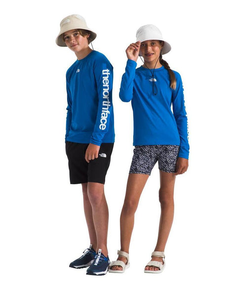 Boys'/Girls' The North Face Youth Amphibious Longsleeve Water Tee - T4S BLUE