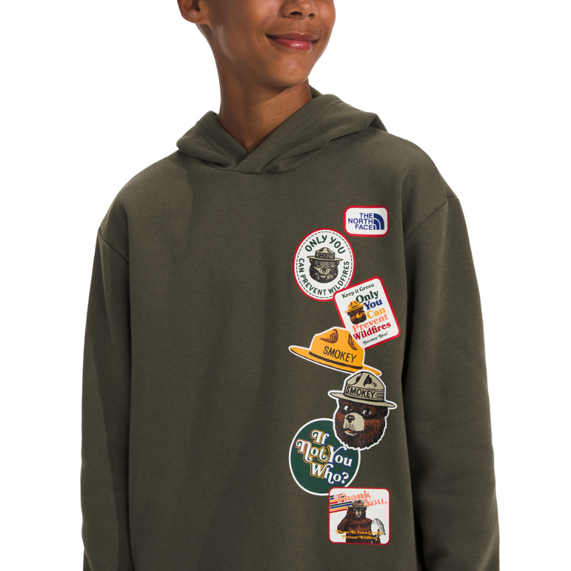 Boys'/Girls' The North Face Youth Smokey Camp Hoodie - 2CP TAUP