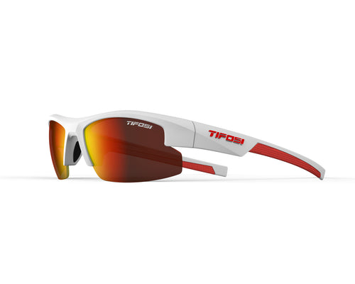 Boys'/Girls' Tifosi Youth Shutout Sunglasses - WHITE/RED