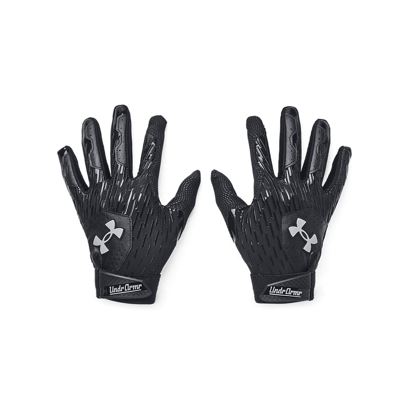 Boys'/ Girls' Under Armour Youth Clean Up Batting Gloves - 007 - BLACK