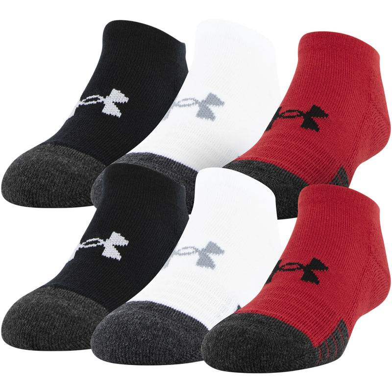 Boys'/Girls' Under Armour Youth Performance Tech No Show 6-Pack Socks - 961/600