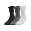 Boys'/Girls' Under Armour Youth Zone Mid-Crew 3-Pack Socks - 001 - BLACK