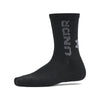 Boys'/Girls' Under Armour Youth Zone Mid-Crew 3-Pack Socks - 001 - BLACK