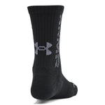 Boys'/Girls' Under Armour Youth Zone Mid-Crew 3-Pack Socks - 001 - BLACK