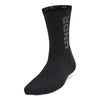 Boys'/Girls' Under Armour Youth Zone Mid-Crew 3-Pack Socks - 001 - BLACK