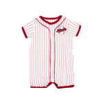 Boys' Nebraska Huskers Infant Dusty Baseball Romper - NEBRASKA