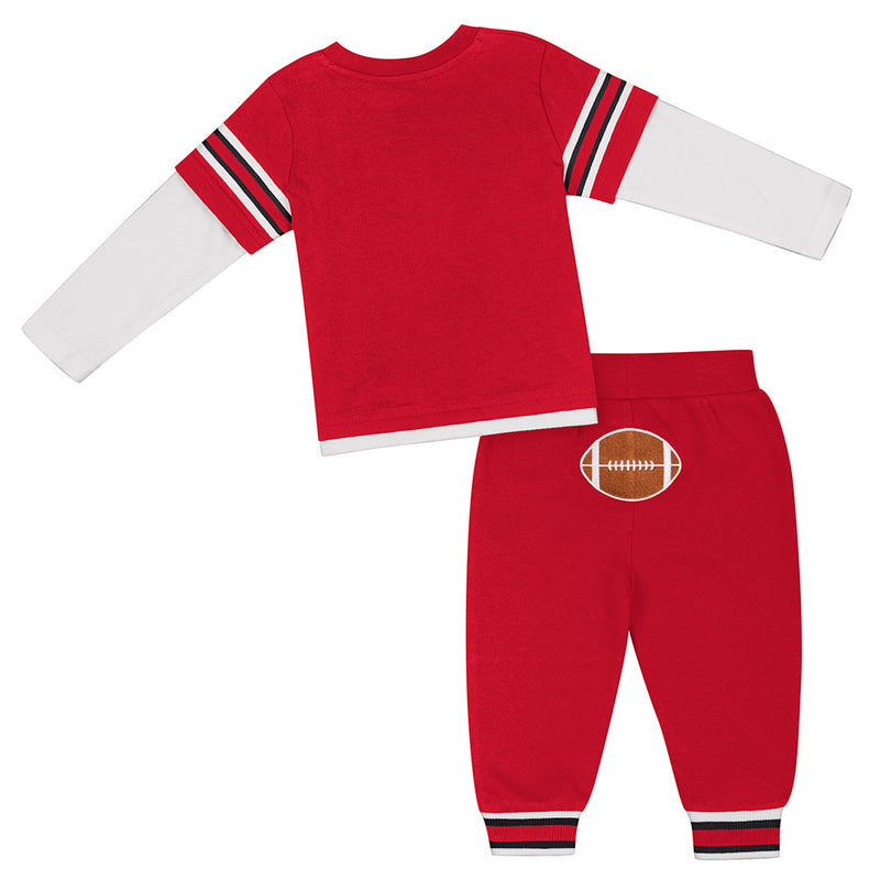 Boys' Nebraska Huskers Infant Guardian Angel 2-Piece Set - NEBRASKA