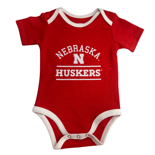Boys' Nebraska Huskers Infant Luca Onesie - RED