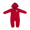 Boys' Nebraska Huskers Infant Lumpy Space Waffle Romper - NEBRASKA