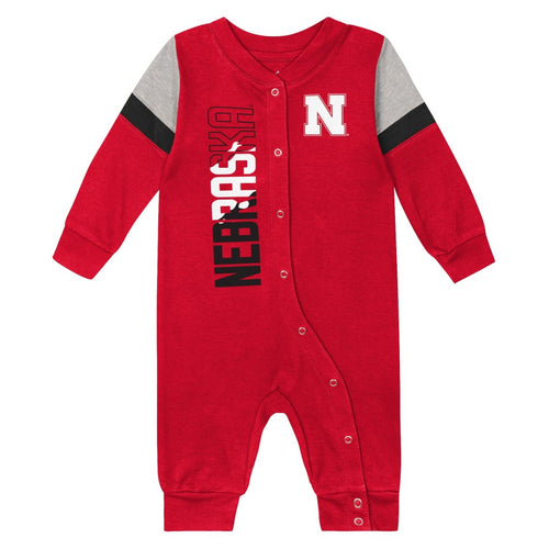 Boys' Nebraska Huskers Infant Play Hard Coverall - NEBRASKA