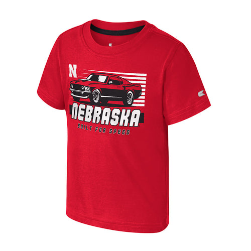 Boys' Nebraska Huskers Toddler Muscle Car T-Shirt - NEBRASKA