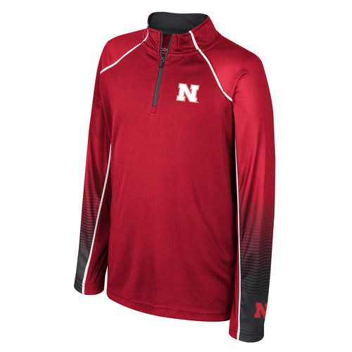 Boys' Nebraska Huskers Youth Armada 1/4 Zip - NEBRASKA