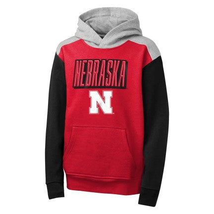 Boys' Nebraska Huskers Youth Beyond Red Zone Hoodie - NEBRASKA