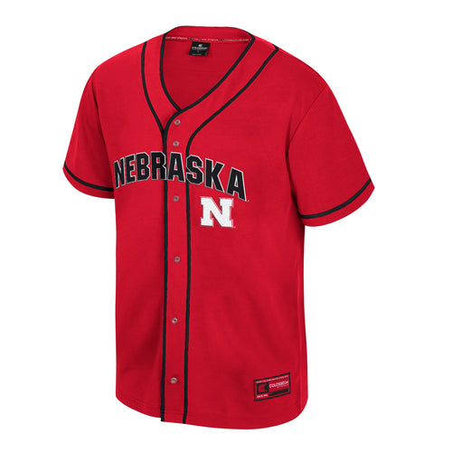 Boys' Nebraska Huskers Youth Detonation Baseball Jersey - RED