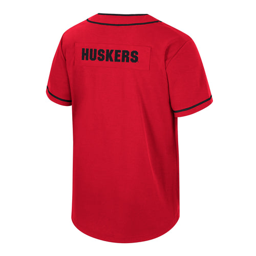 Boys' Nebraska Huskers Youth Detonation Baseball Jersey - RED