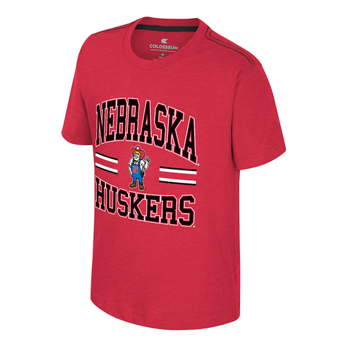 Boys' Nebraska Huskers Youth Herbie Jiggler T-Shirt - RED