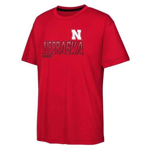 Boys' Nebraska Huskers Youth Hyped Up T-Shirt - NEBRASKA
