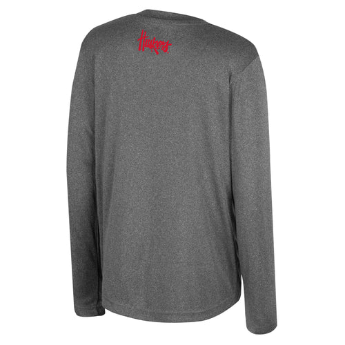 Boys' Nebraska Huskers Youth In The Computer Longsleeve - NEBRASKA
