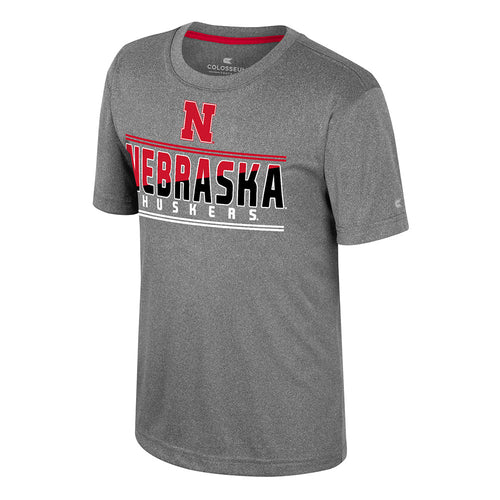 Boys' Nebraska Huskers Youth Nightosphere T-Shirt - NEBRASKA