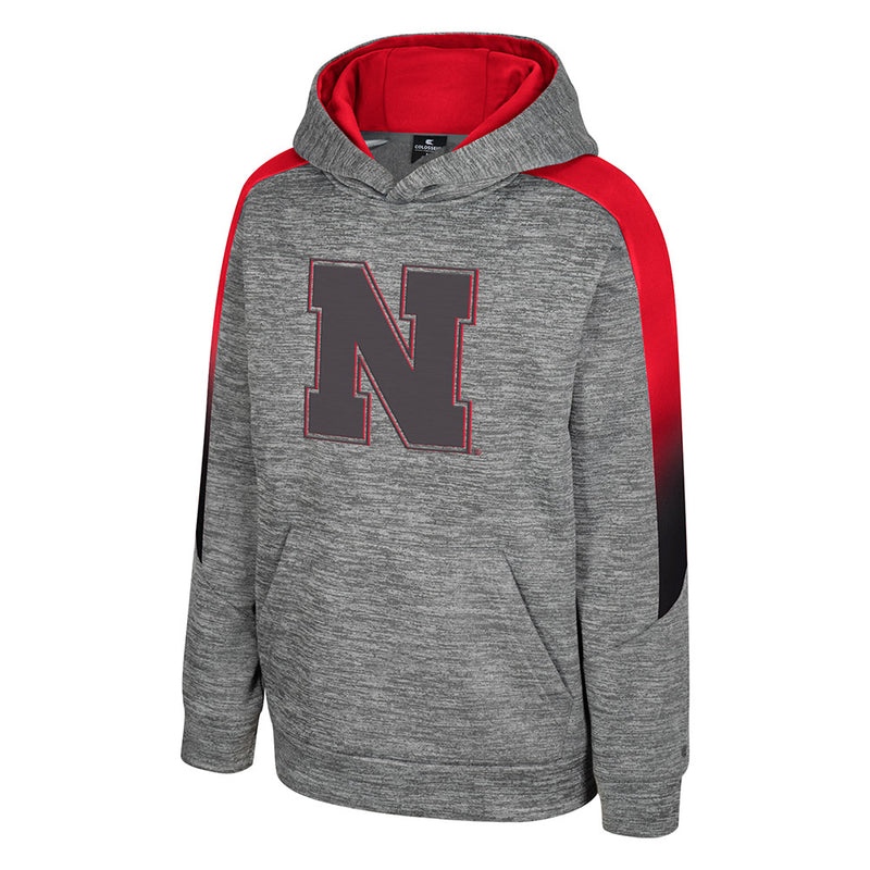 Boys' Nebraska Huskers Youth The Gang Poly Hoodie - NEBRASKA